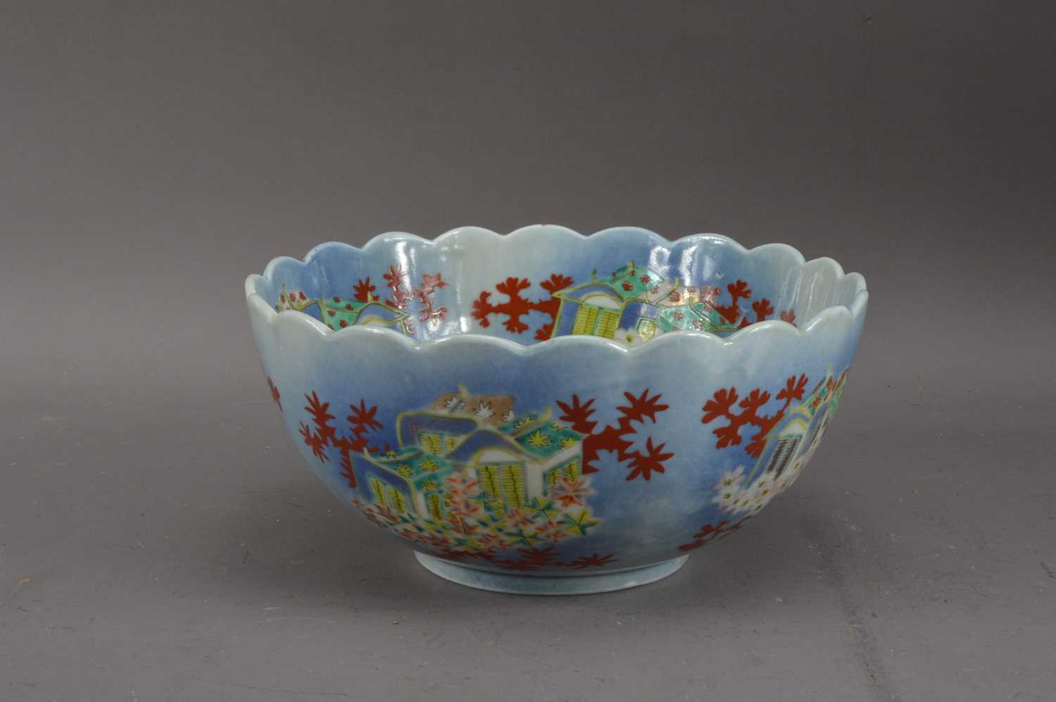 Lot 290 - a Japanese Meiji period bowl