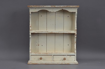 Lot 308 - A painted wooden spice rack