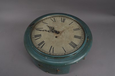 Lot 323 - A 19th century wall clock