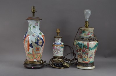 Lot 346 - Three Chinese ceramic vases