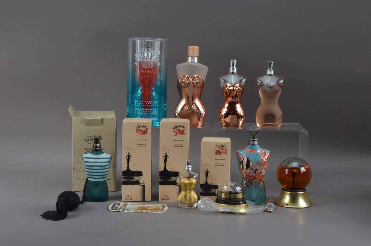 Lot 374 - A collection of Jean Paul Gaultier factice/dummy perfume bottles