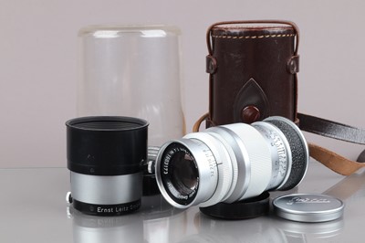 Lot 477 - A Leitz Wetzlar 9cm f/4 Elmar Lens