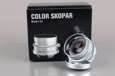 Lot 479 - A Voigtländer 50mm f/3.5 Color Skopar Lens