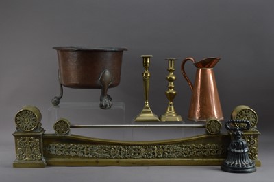 Lot 411 - A collection of 19th century and later metalware's