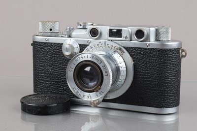 Lot 481 - A Leitz Wetzlar Leica IIIa Monté en Sarre  Rangefinder Camera