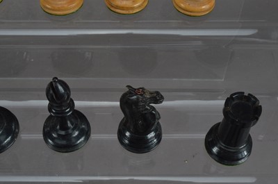 Lot 428 - A Jacques of London Staunton chessman chess set