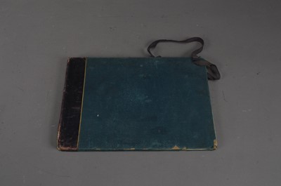 Lot 542 - An early 20th century sketchbook of watercolours