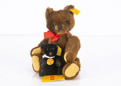 Lot 11 - Two small Steiff yellow tag teddy bears