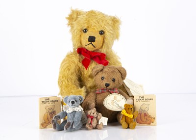 Lot 12 - Five artist teddy bears