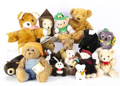 Lot 12 - Five artist teddy bears