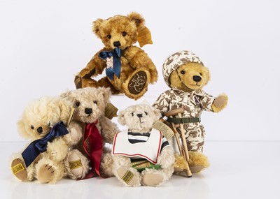 Lot 32 - Five Merrythought Teddy Bears