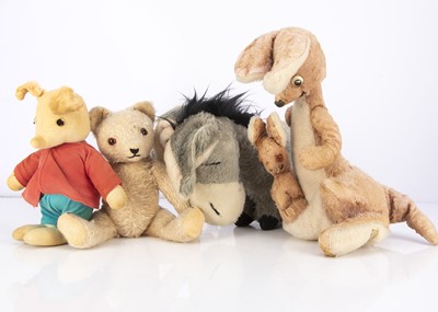 Lot 63 - Merrythought 1960's Winnie the Pooh characters