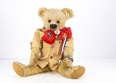 Lot 89 - A large 1930's Chad Valley teddy bear