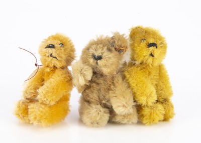 Lot 96 - Three post-war Schuco miniature teddy bears