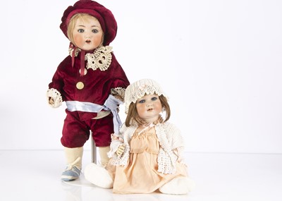 Lot 102 - Two Armand Marseille character babies