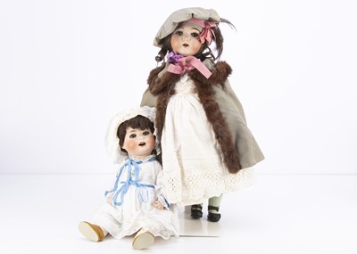 Lot 115 - Two German character babies