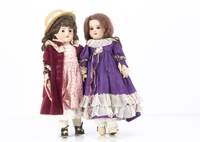 Lot 117 - Two SFBJ 60 child dolls