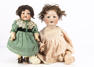 Lot 118 - Two German character babies