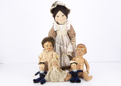 Lot 125 - Various dolls