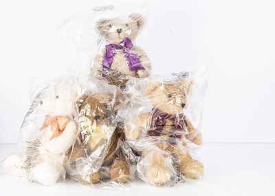 Lot 153 - Four Steiff yellow tag Cosy year teddy bears