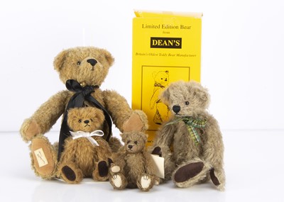 Lot 164 - Four Dean's Rag Book Company teddy bears