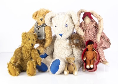 Lot 167 - Six artist teddy bears
