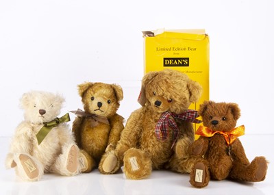 Lot 179 - Four Dean's Rag Book Company teddy bears