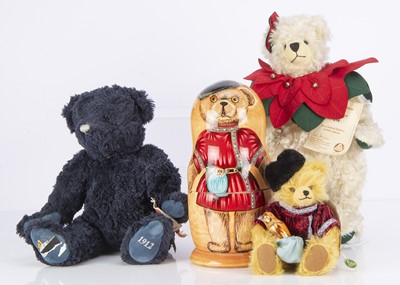 Lot 187 - Three limited edition Hermann teddy bears