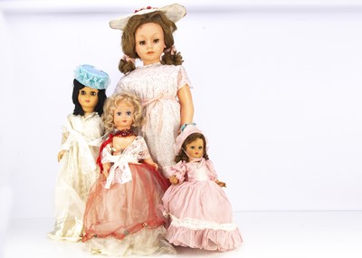 Lot 294 - Seven vintage dolls