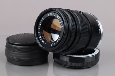 Lot 548 - A Leitz Wetzlar 90mm f4 Elmar-C  Lens