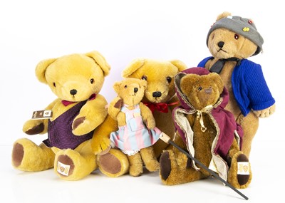 Lot 306 - Five House of Nisbet teddy bears