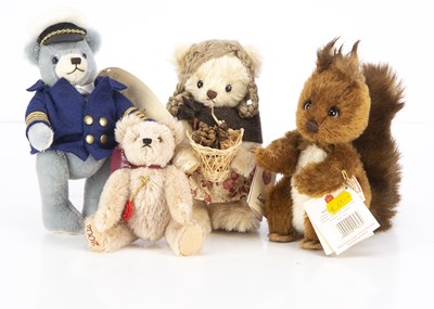 Lot 318 - Four Hermann teddy bears