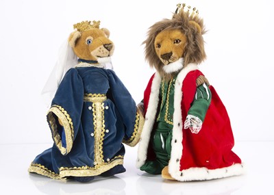 Lot 354 - Two Kosen Lion soft toys