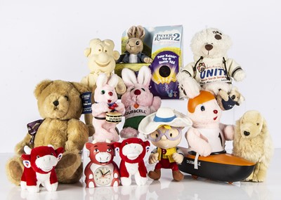 Lot 397 - A large selection of promotional and advertising teddy bears