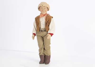 Lot 411 - An Effenbee rubber headed John Wayne doll