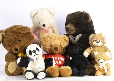 Lot 442 - Seven vintage teddy bears