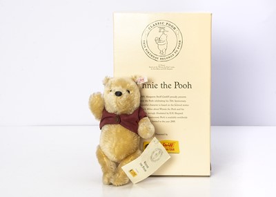 Lot 470 - A Steiff limited edition Classic Pooh 75th Anniversary Winnie The Pooh teddy bear