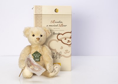 Lot 477 - A Steiff limited edition Harrods Rosalia Musical teddy bear