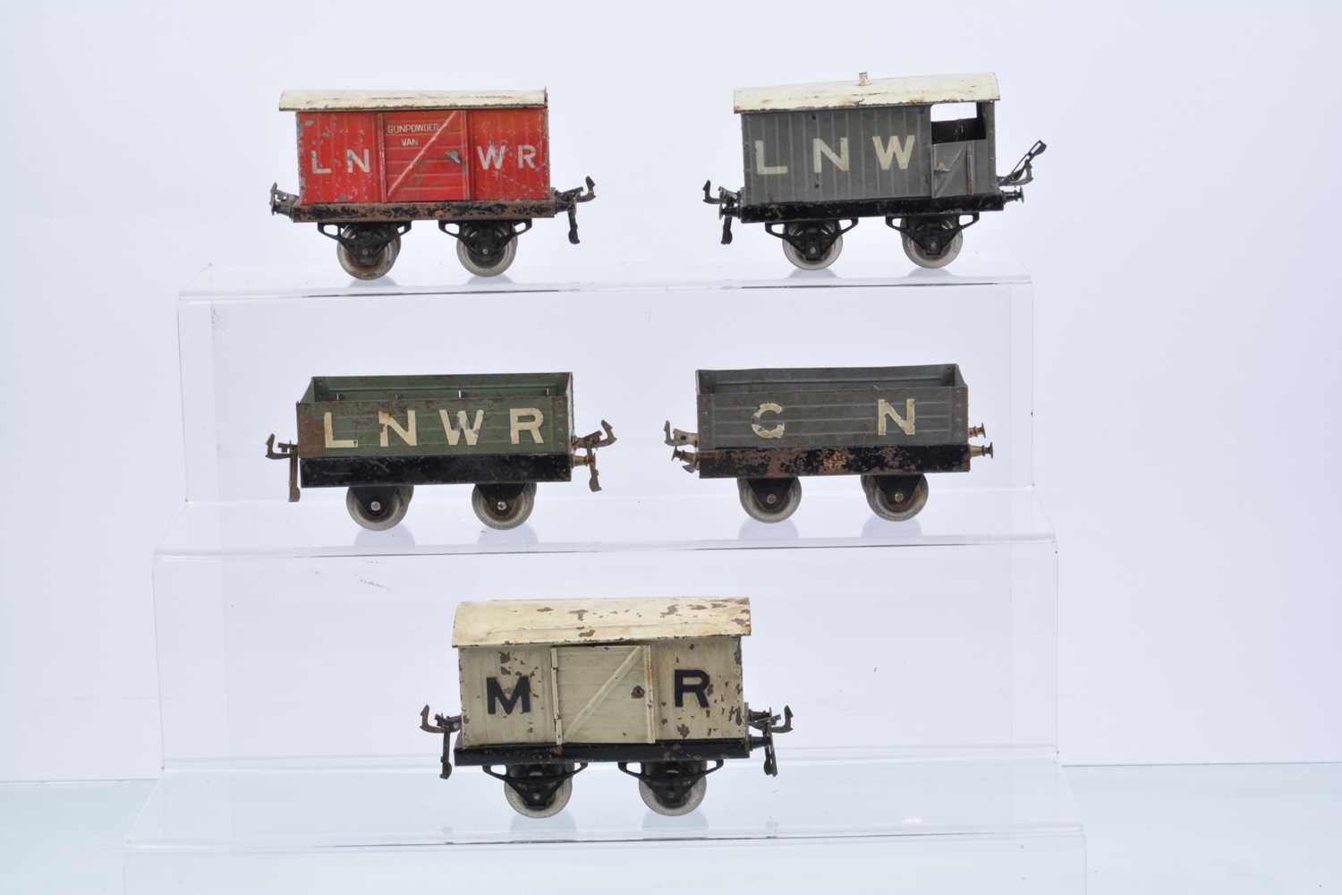 Lot 10 - Early Hornby 0 Gauge Pre-Grouping Freight Stock (5)