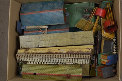 Lot 48 - A Large collection of Hornby 0 Gauge Pre-war Scenic Accessories (qty)