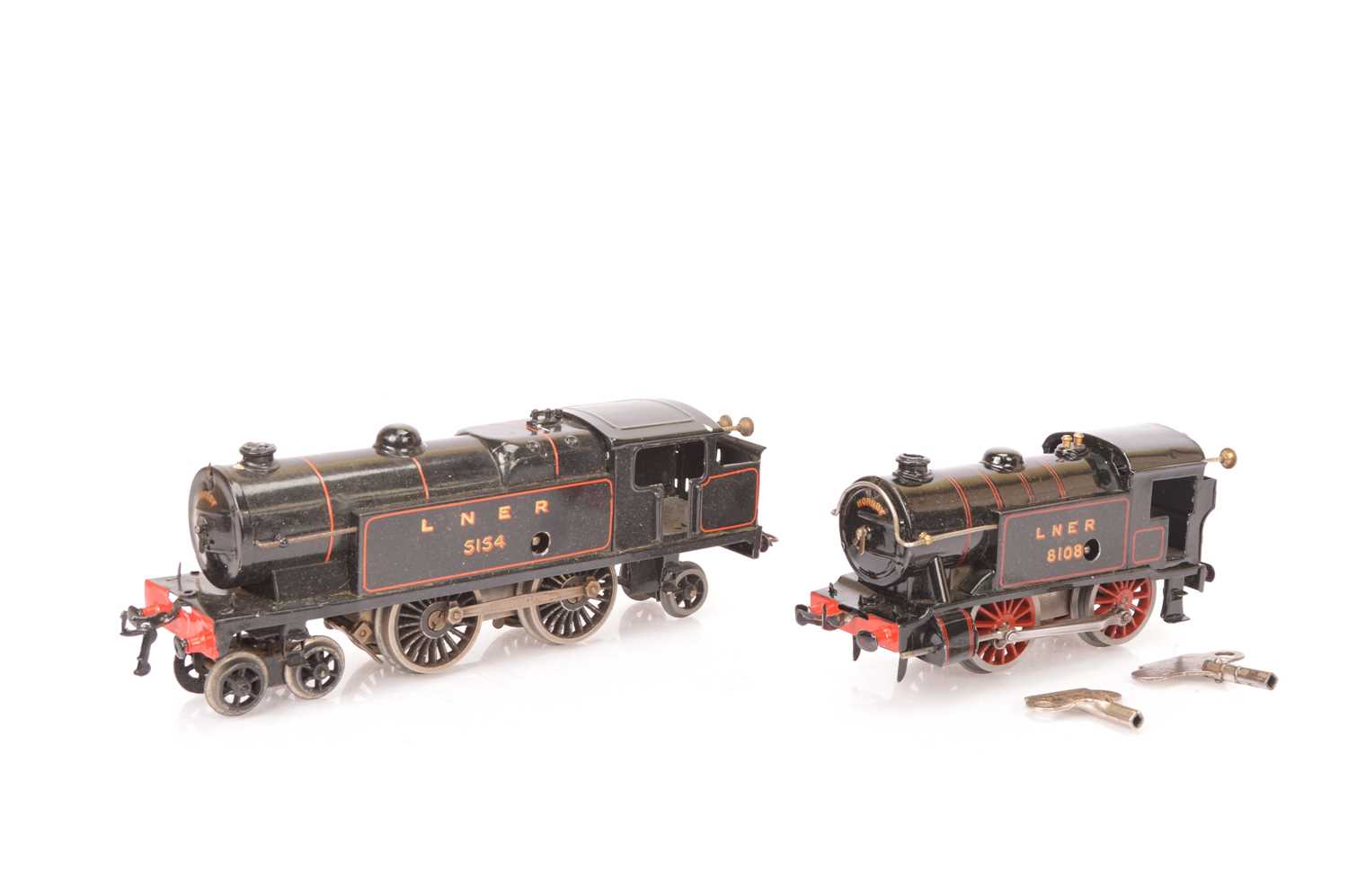 Lot 53 - Repainted Hornby 0 Gauge clockwork LNER 'Special' Tank Locomotives (4)