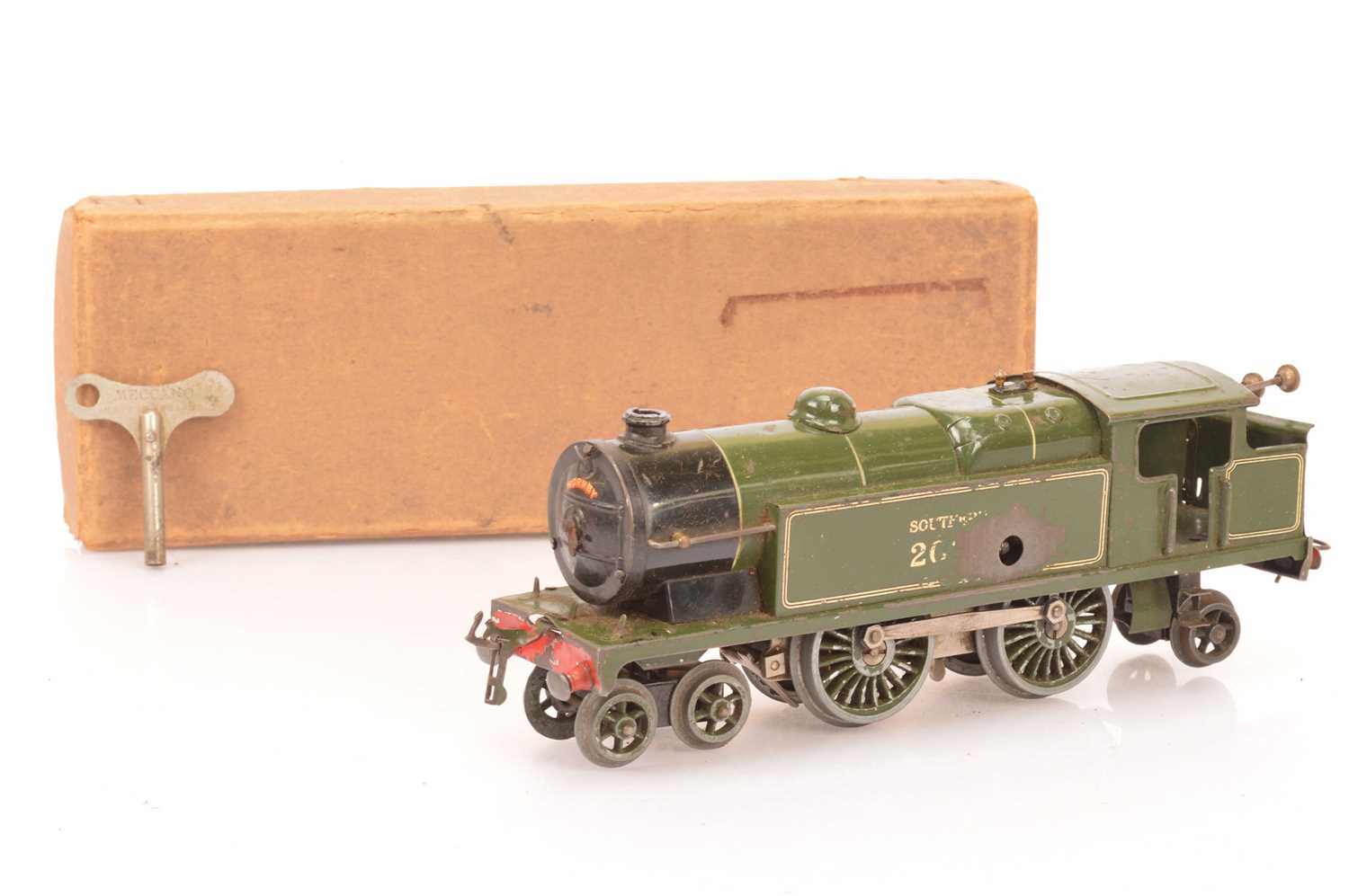 Lot 87 - A Hornby 0 Gauge clockwork No 2 Special Tank Locomotive (2 inc key)