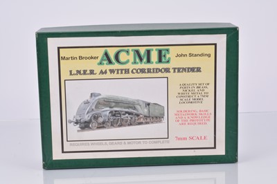 Lot 105 - A Finescale 0 Gauge LNER/BR Gresley A4 class 4-6-2 Locomotive and Tender body kit by Acme Models