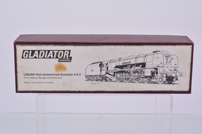 Lot 106 - A Finescale 0 Gauge LMS/BR Stanier (non-streamlined) 'Princess Coronation' class 4-6-2 Locomotive and Tender body kit by Gladiator Models