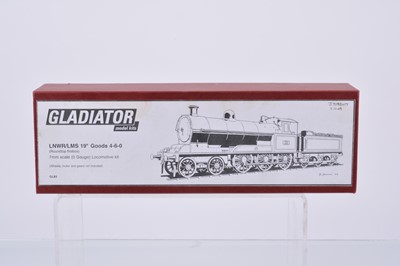 Lot 108 - A Finescale 0 Gauge LNWR/LMS Whale '19" Goods' class 4-6-0 Locomotive and Tender body kit by Gladiator Models