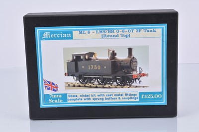 Lot 111 - A Finescale 0 Gauge MR/LMS/BR Fowler '3F' class 0-6-0 Tank Locomotive body kit ML6 by Mercian Models