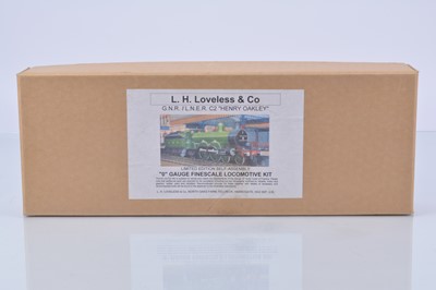 Lot 113 - A Finescale 0 Gauge GNR/LNER Ivatt C2 class 4-4-2 'Henry Oakley' Locomotive and Tender body kit by L H Loveless & Co