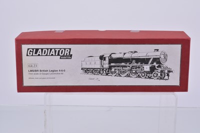 Lot 143 - An unmade Finescale 0 Gauge LMS/BR Rebuilt 'Scot' class 4-6-0 'British Legion' Locomotive and Tender body kit by Gladiator Models