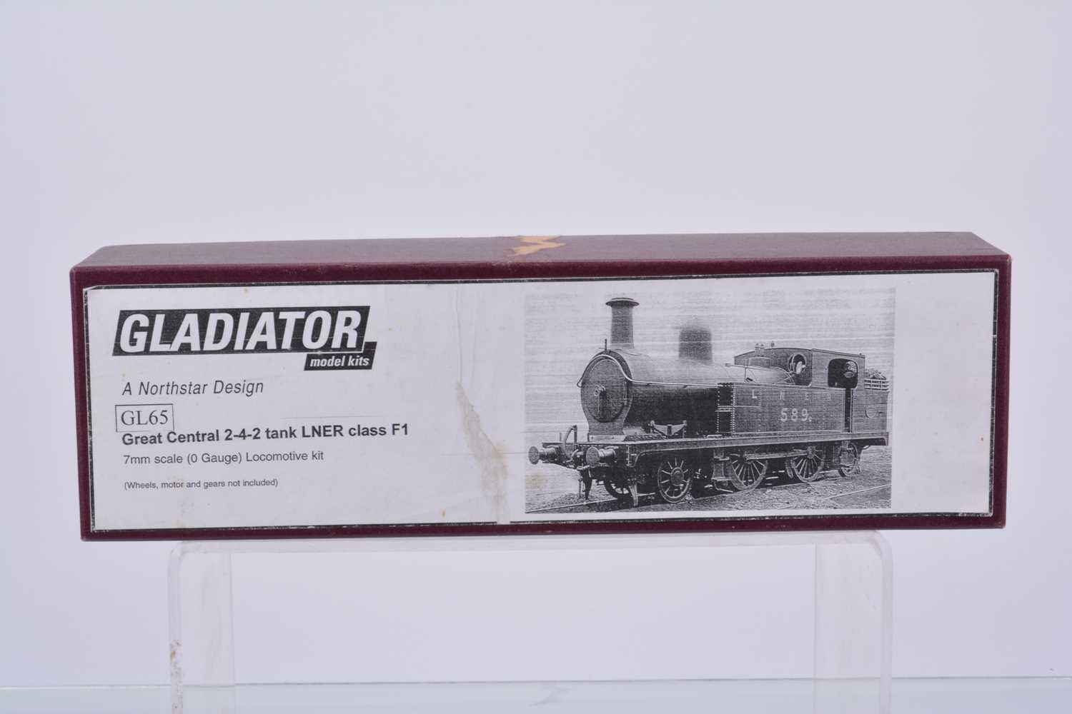 Lot 148 - An unmade Finescale 0 Gauge GCR/LNER F1 class 2-4-2 Tank Locomotive body kit by Gladiator Models