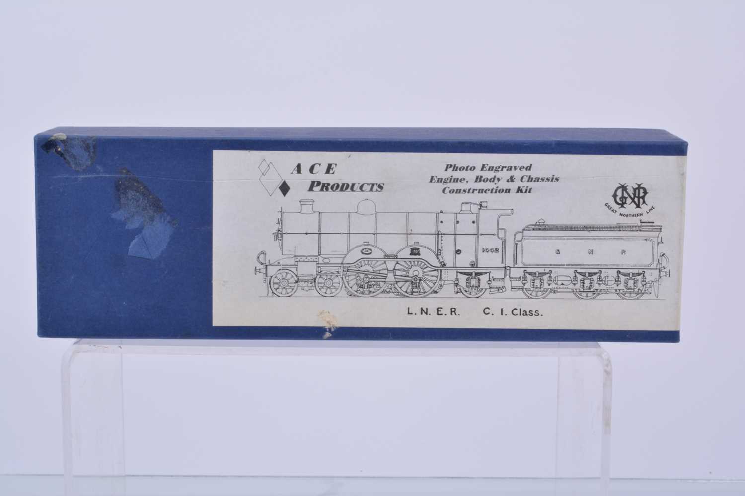 Lot 153 - A part-made Finescale 0 Gauge GNR/LNER 'Atlantic' C1 class 4-4-2 Locomotive and Tender body kit by A C E Products